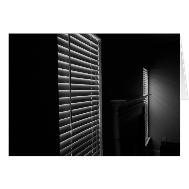 Cartão Luz, Linhas e Sombra (Frente Horizontal)