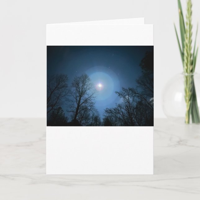 Cartão Luz Noturna, carta (Frente)