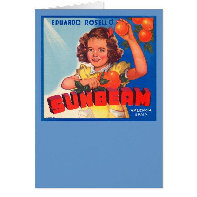 Cartão Luz solar (Frente)