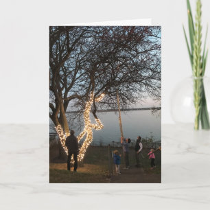 Cartão Luz Solstício na Foto de Vizinhança