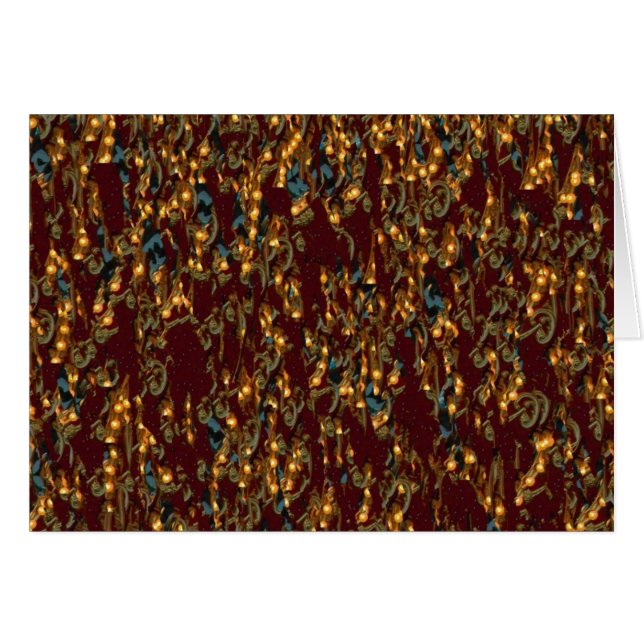 Cartão Luzes abstrato (Frente Horizontal)