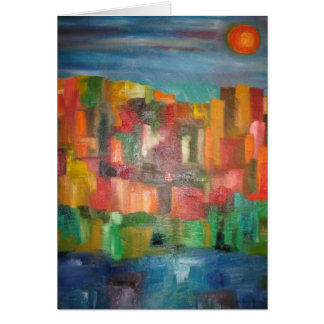 Cartão Luzes da cidade