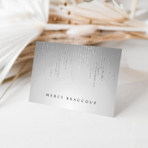 Luzes De Cordas De Chuva De Prata Obrigado