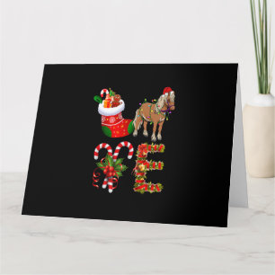 Cartão Luzes de Natal de Cavalo Led Chapéu Divertido do P