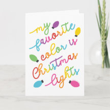 Luzes de Natal de Cor Favoritas © GraphicLoveShop