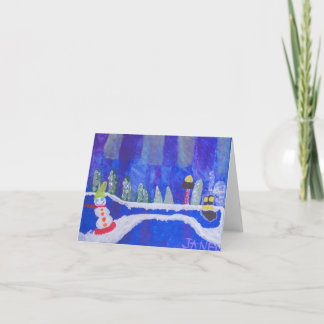 Cartão Luzes do norte