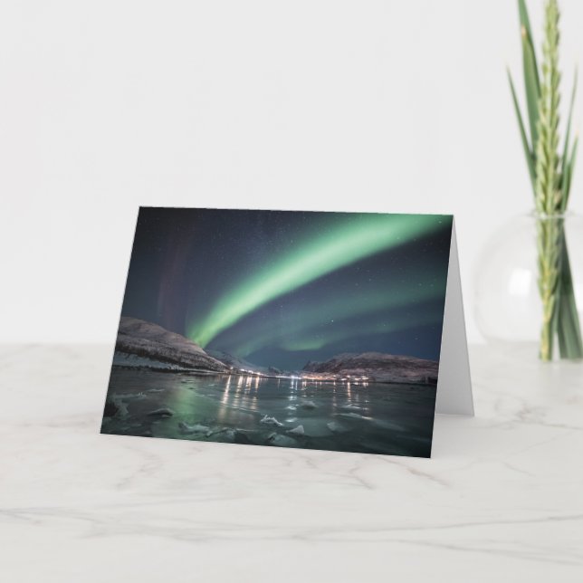 Cartão Luzes do norte (Frente)