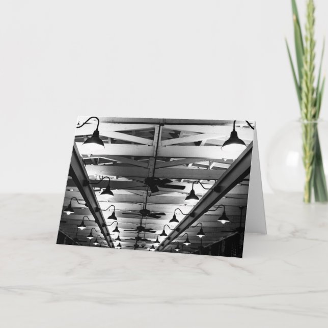 Cartão Luzes Gooseneck - Placa dobrada - Dentro do Vazio (Frente)