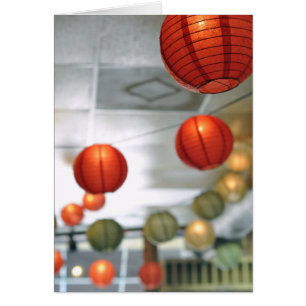 Cartão Luzes Lanterna