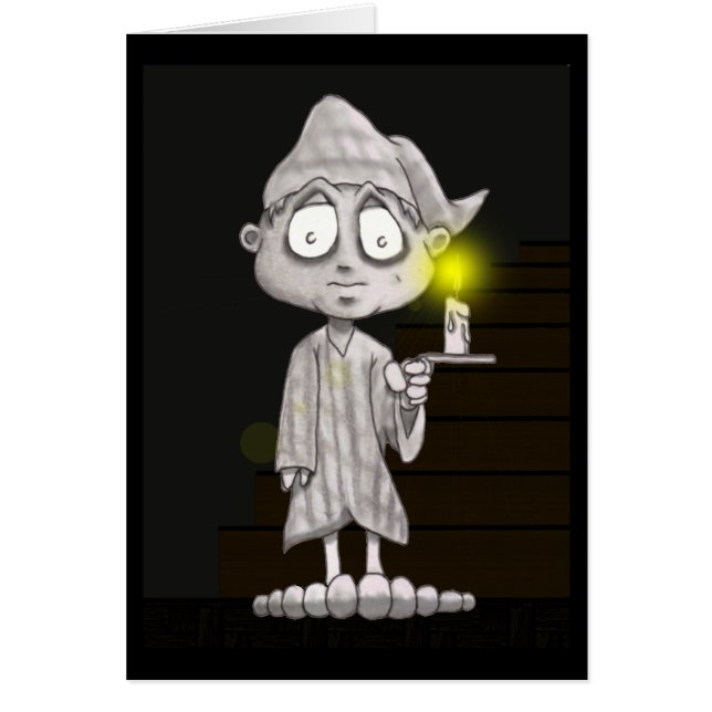 Cartão Luzes para fora! impressão (Frente)