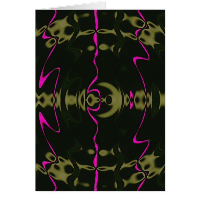 Cartão Luzes rosa (Frente)