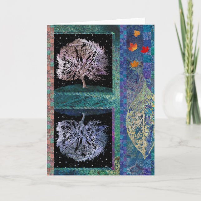 Cartão Lydia's Trees (Frente)