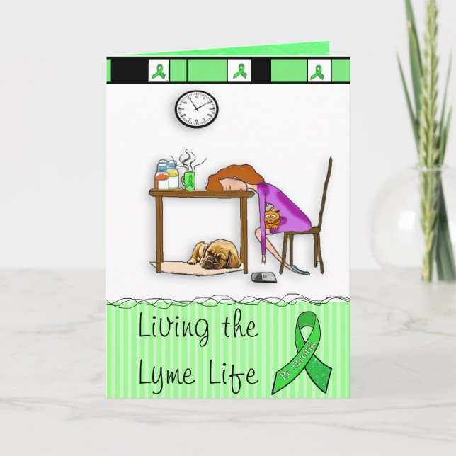Cartão Lyme Disease "Thinking of You" Support Card (Frente)