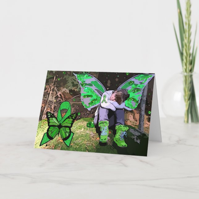 Cartão Lyme Disease Warrior Encouragement Support Card (Frente)
