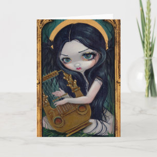 Cartão "Lyre Angel" Greeting Card