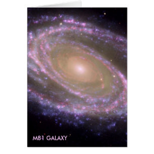 CARTÃO M81 GALÁXIA