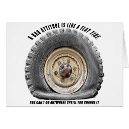 Cartão Má Atitude Como Pneus