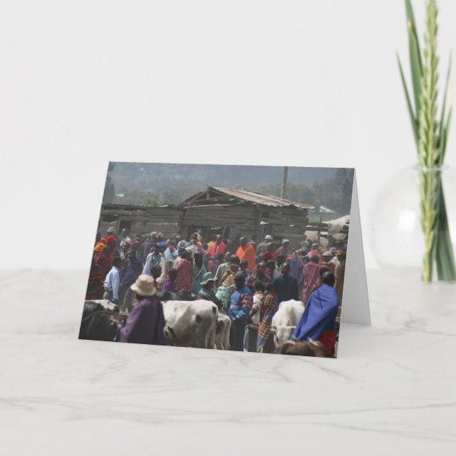 Cartão Maasai Market (Frente)