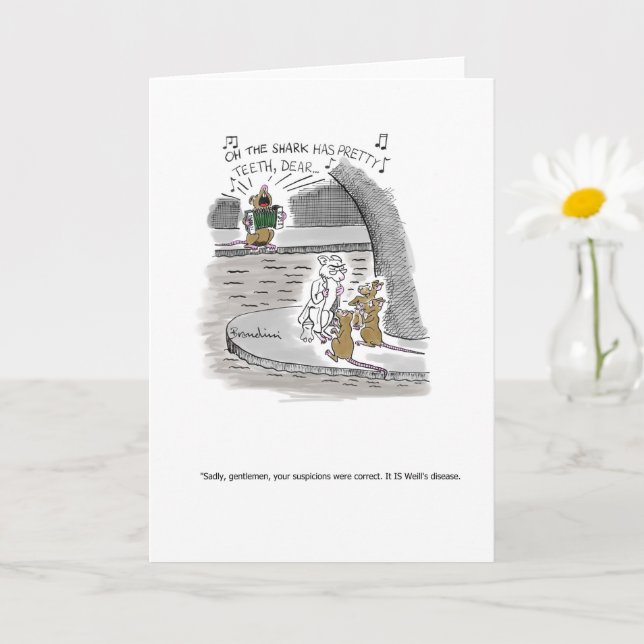 Cartão Mac The Knife Cartoon (Planta pequena)