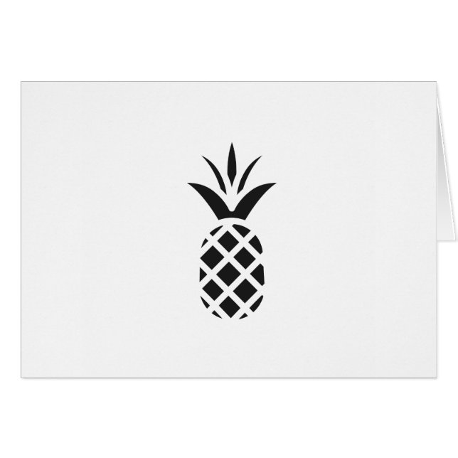 Cartão Maçã de Pinheiro Preto (Frente Horizontal)