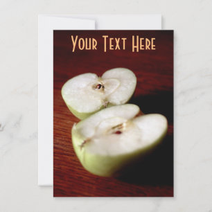 Cartão Maçã personalizável