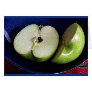 Cartão Maçã verde