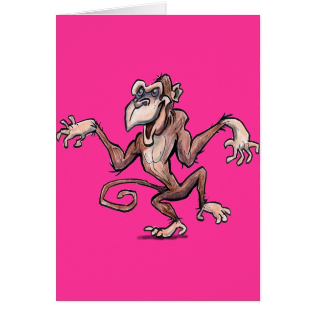 Cartão Macaco (Frente)