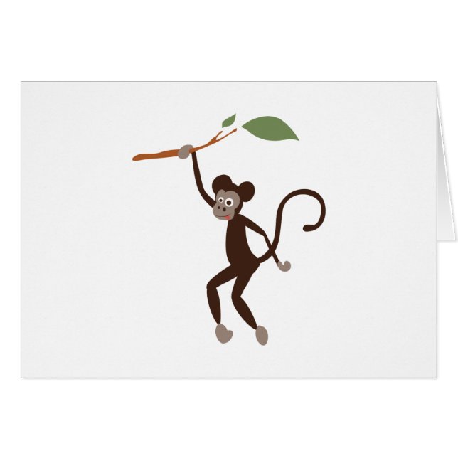 Cartão Macaco (Frente Horizontal)