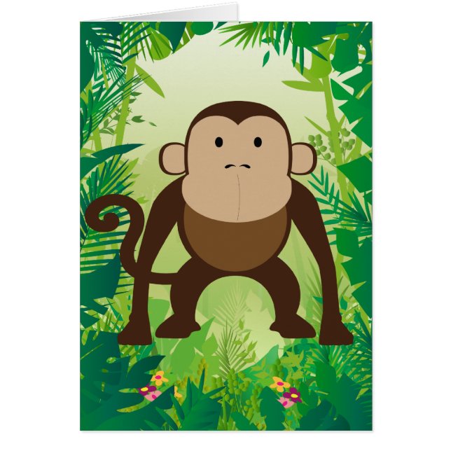 Cartão Macaco-Cinto (Frente)