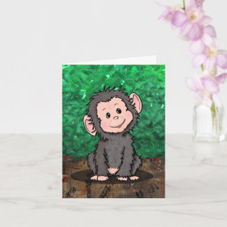 Cartão Macaco Doce