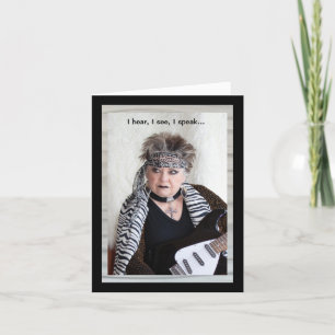 Cartão Macaco Engraçado