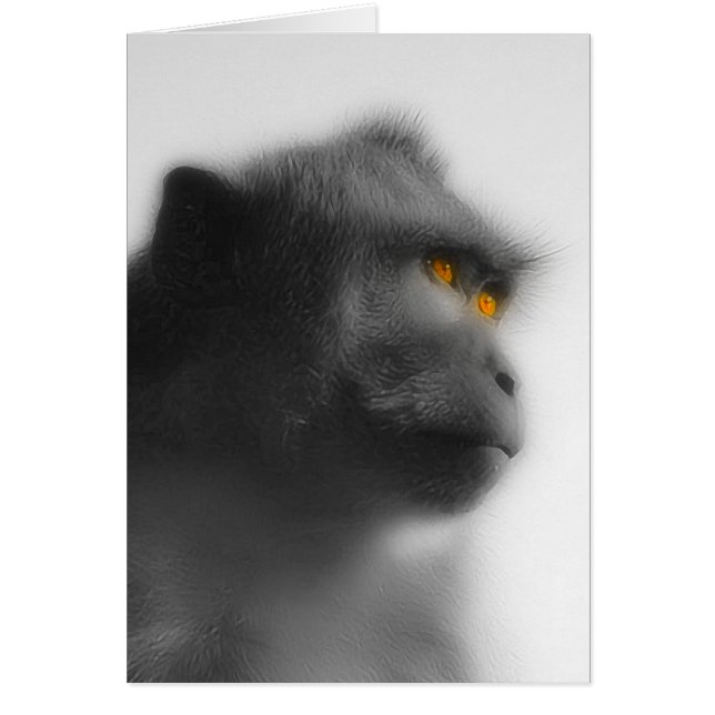 Cartão Macaco Penso (Frente)