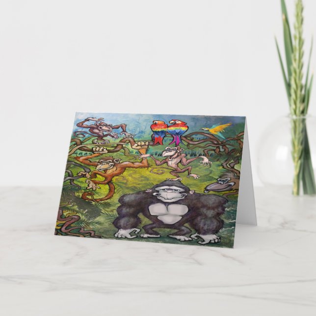 Cartão Macacos (Frente)