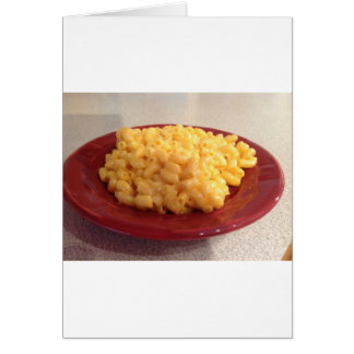 Cartão Macaroni e queijo