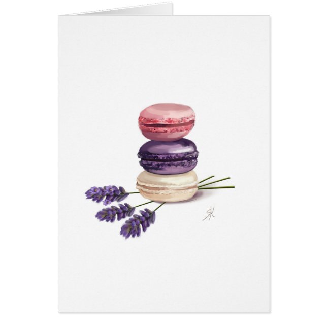 Cartão Macarons (Frente)