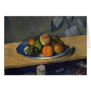 Cartão Maçãs de Paul Cezanne , peras e uvas, c.1879