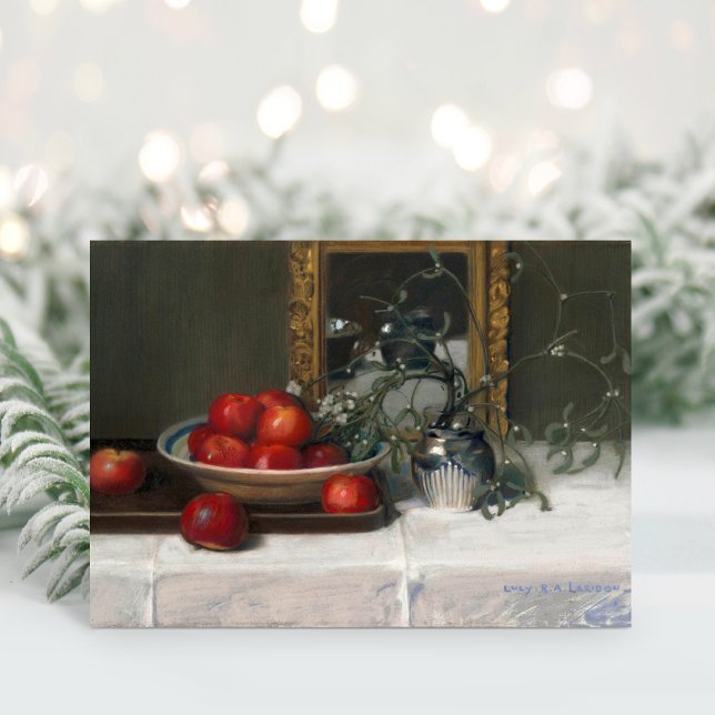 Cartão Maçãs e Visco | Lucie R. A. Laridon (Criador carregado)