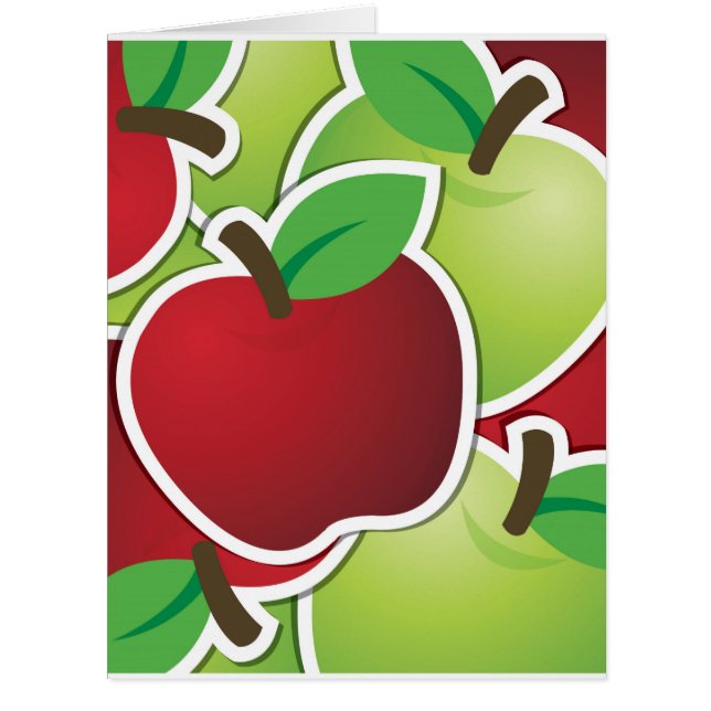 Cartão Maçãs mistas de fundição (Frente)