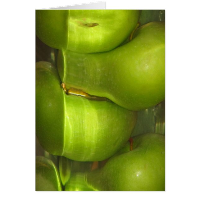 Cartão Maçãs visuais - série de TBD (Frente)