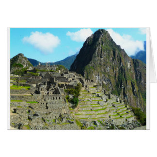 Cartão Machu-Picchu