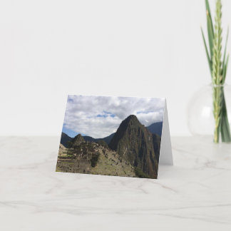 Cartão Machu Picchu Notecard