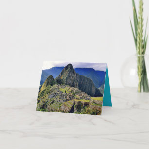 Cartão MACHU PICCHU - Peru - panorama