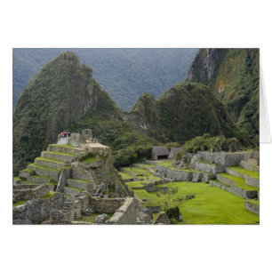 Cartão Machu Picchu, ruínas da cidade inca, Peru. 2