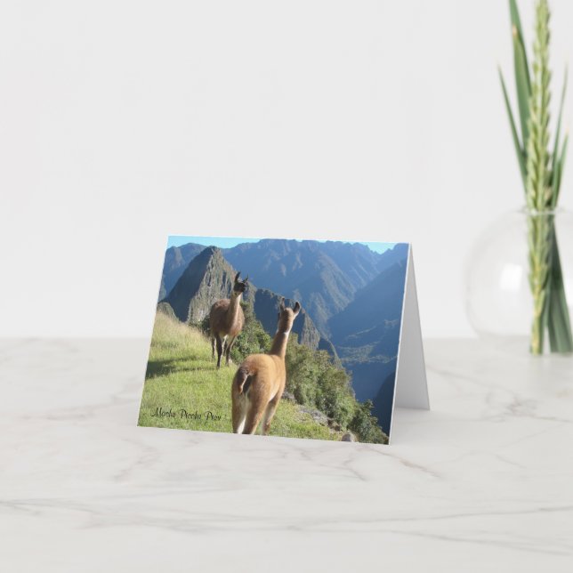 Cartão Machu Pichu Notecard (Frente)