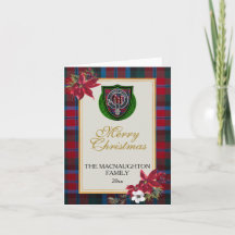 MacNaughton Scottish Clan Tartan & Crest