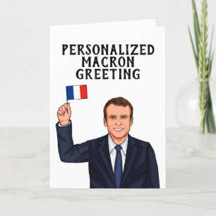 CARTÃO MACRON EMMANUEL PERSONALIZADO