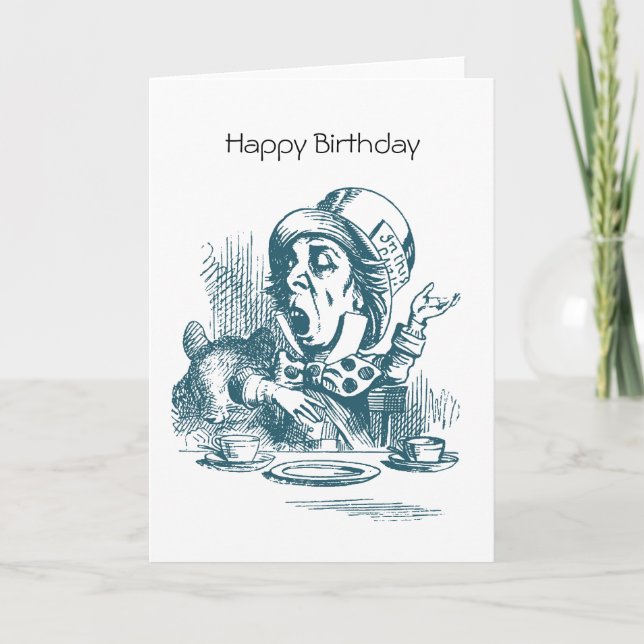 Cartão Mad Hatter (Frente)