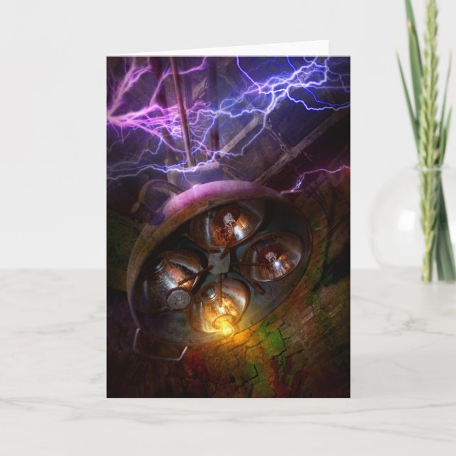 Cartão Mad Scientist - Sua operação foi um sucesso (Frente)