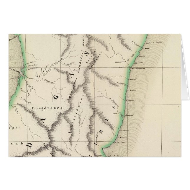 Cartão Madagáscar África 56 (Frente Horizontal)