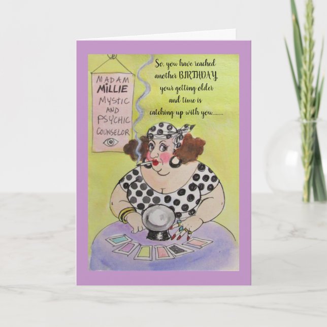 Cartão Madam Millie/Older generation Birthday card (Frente)